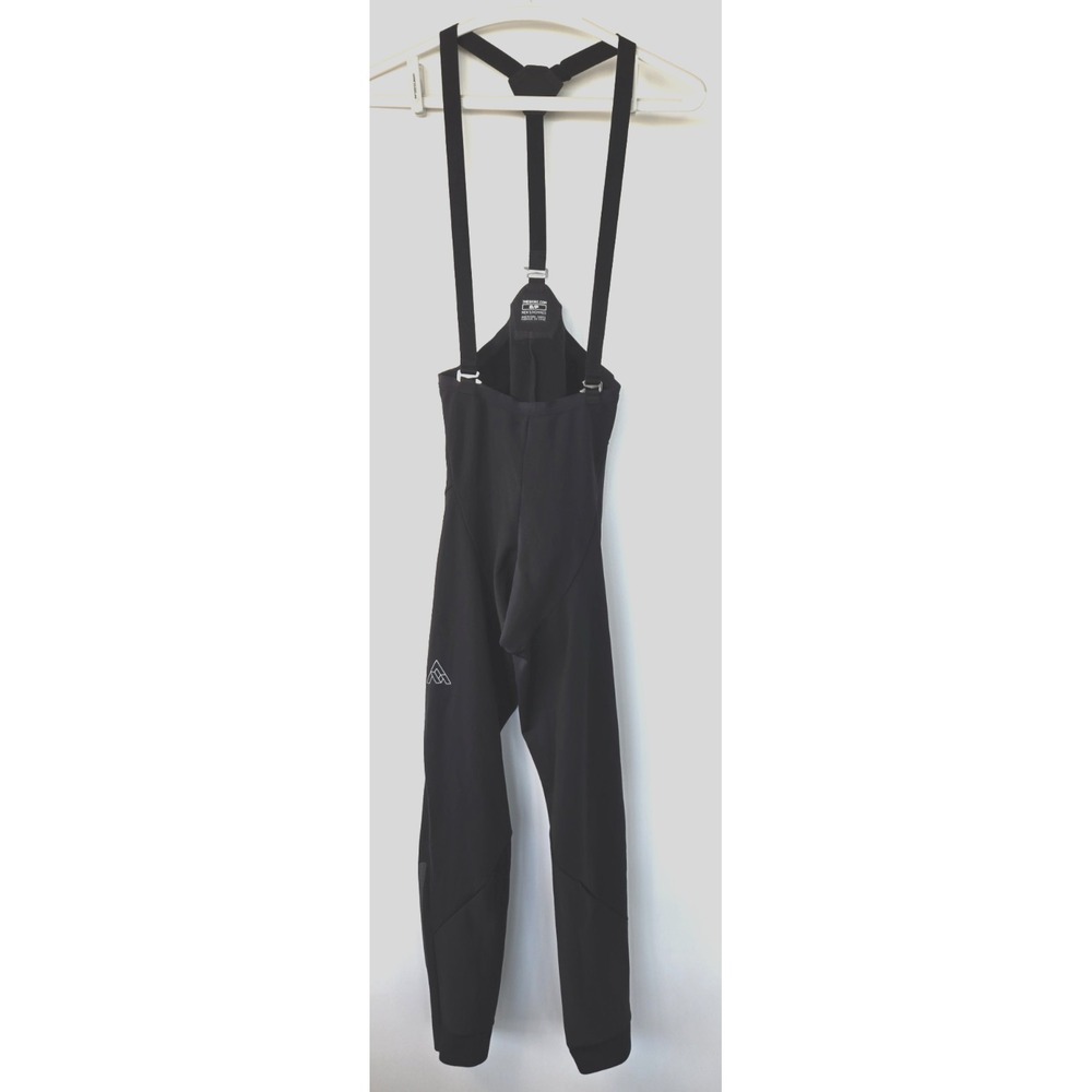 7 Mesh Bib Tights Pants Men's S Black Premium Cycling Gear Excellent Condition